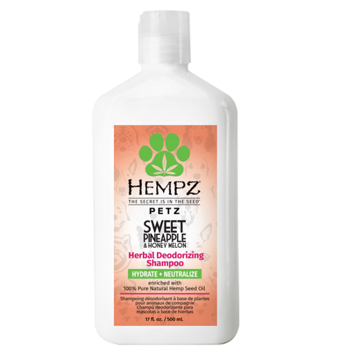 Hempz Petz Herbal Deodorizing Shampoo Sweet Pineapple & Honey Melon - 17 oz.