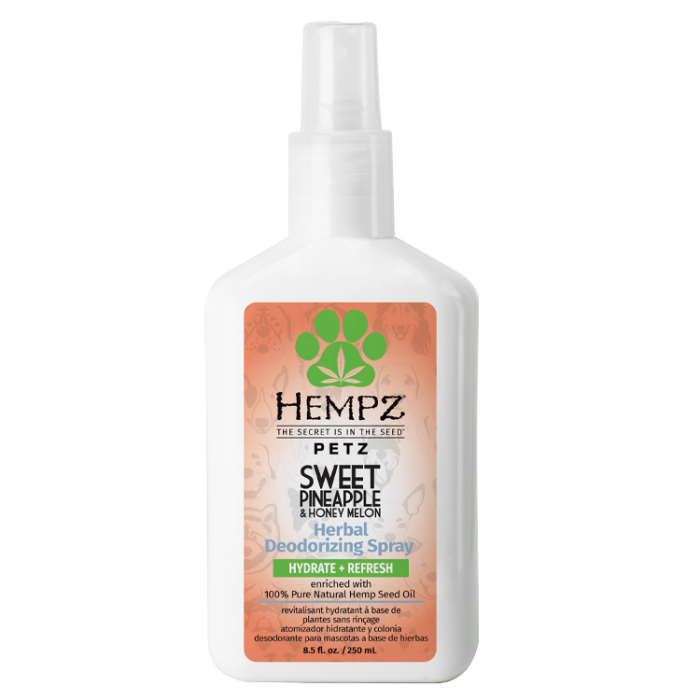 Hempz Petz Deodorizing Spray Sweet Pineapply & Honey Melon - 8.5 oz.