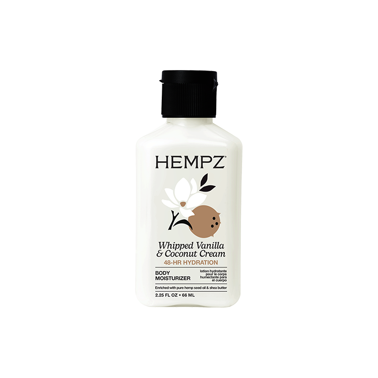 Humectante batido de vainilla y coco Hempz 2,25 oz.
