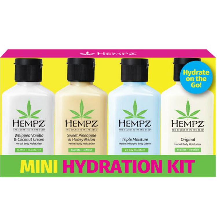 Hempz Mini Hydration Kit 4 Piece - Classics Hempz