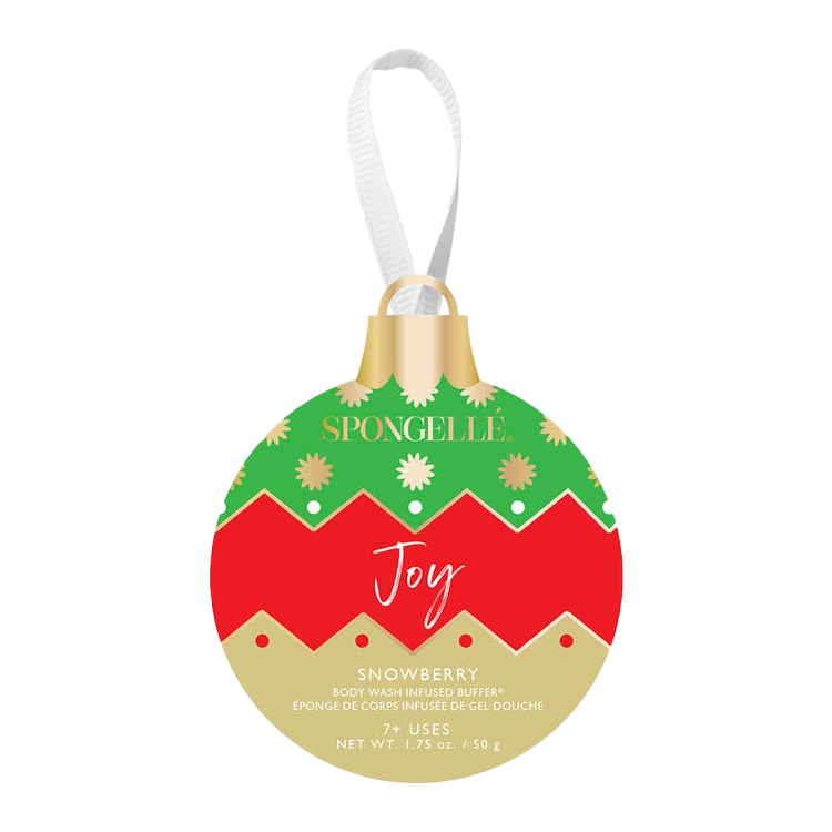 Spongelle Ornament Joy Snowberry