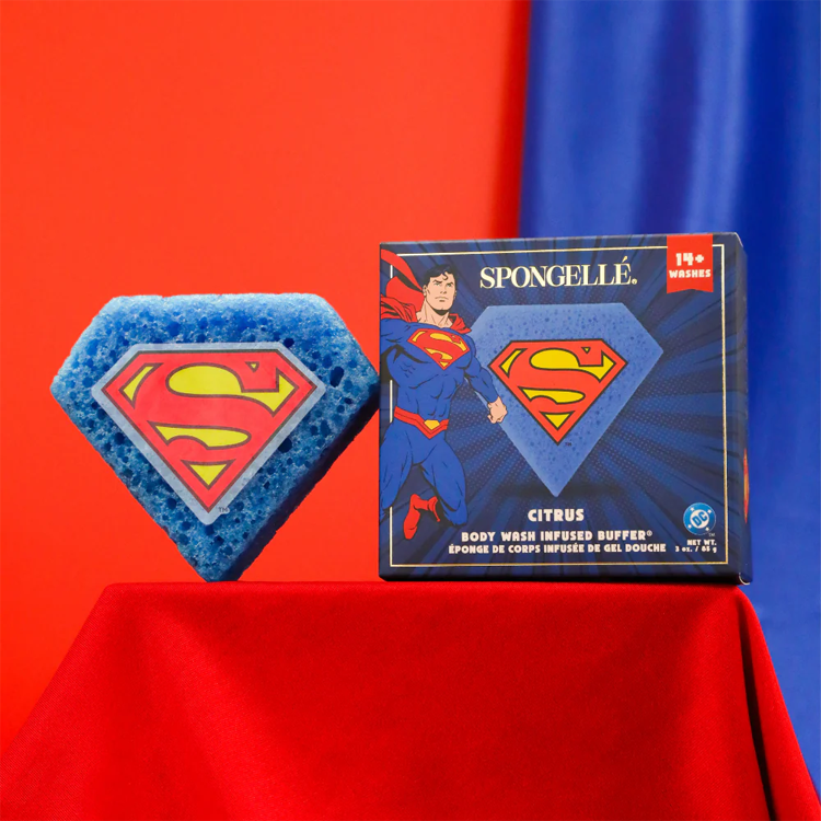 Spongelle Superman Citrus Body Buffer- DC Superhero