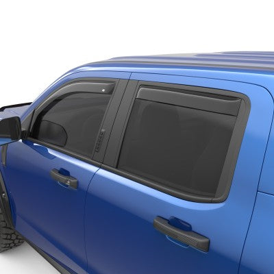 EGR 573591 In-Channel Window Visors Front & Rear Set Dark Smoke Crew Cab Cab 22-25 Ford Maverick