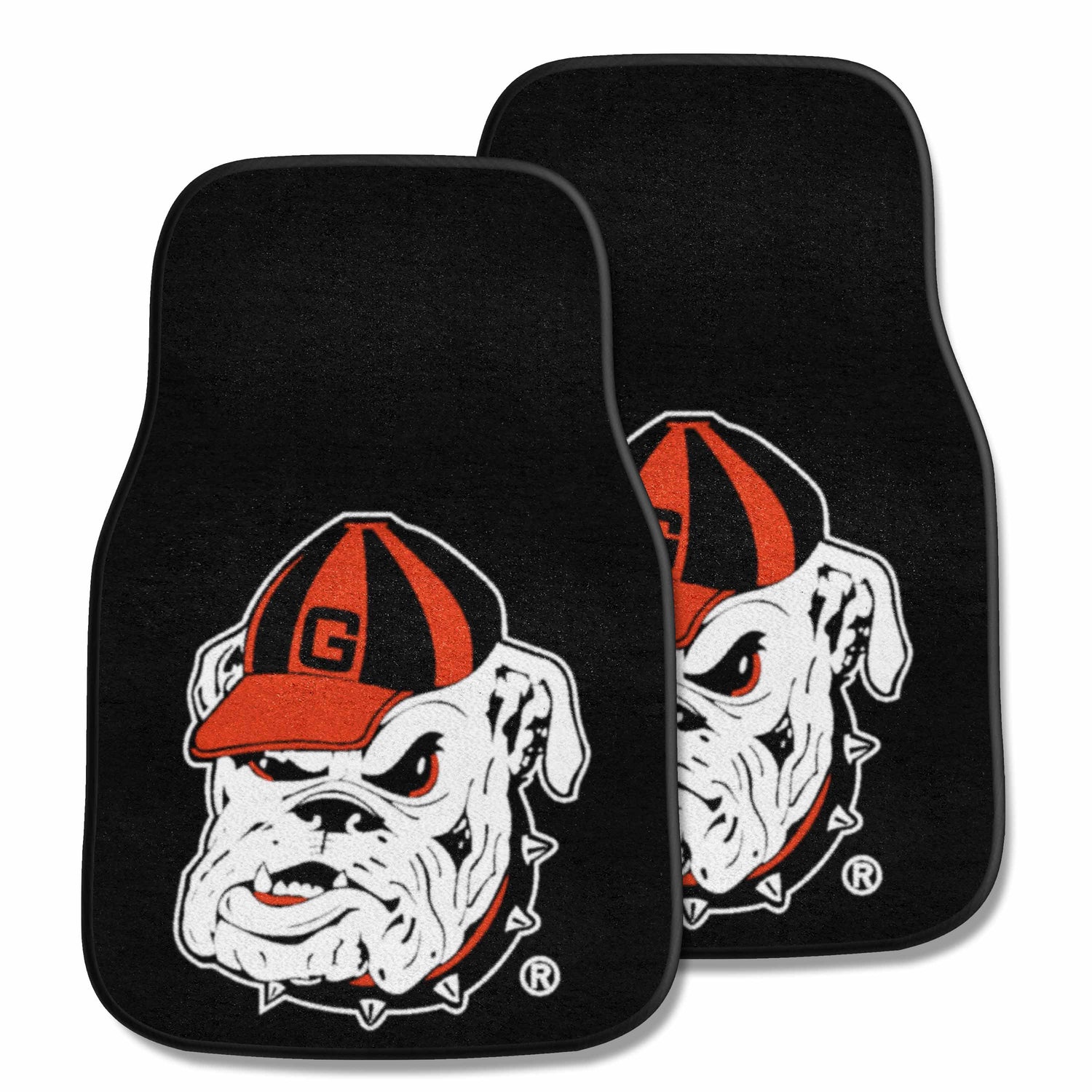 Fanmats Georgia Bulldogs 2pc Carpet Car Mat Set Fanmats