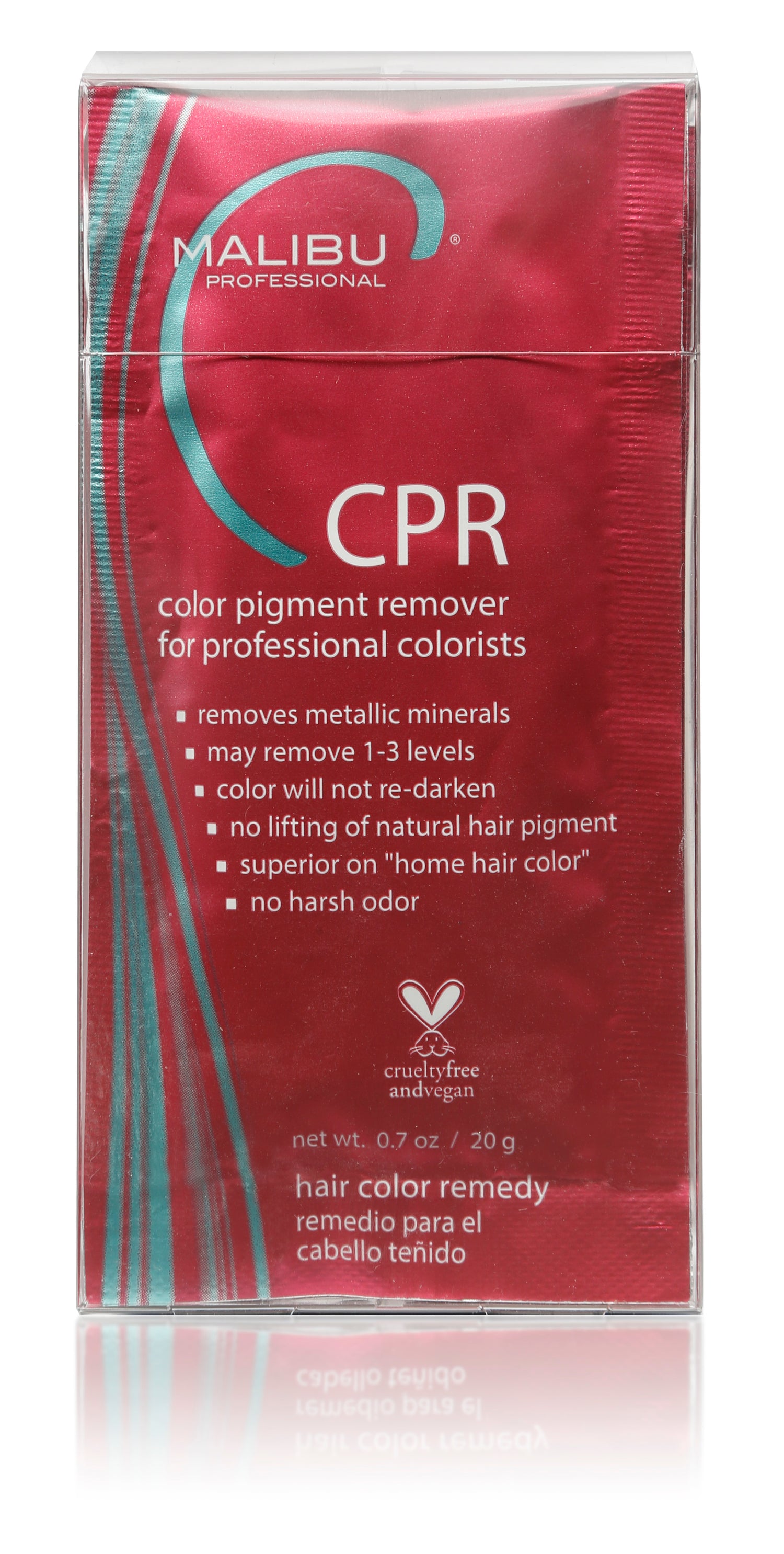 Malibu C CPR Color Pigment Remover packets 6 Pack
