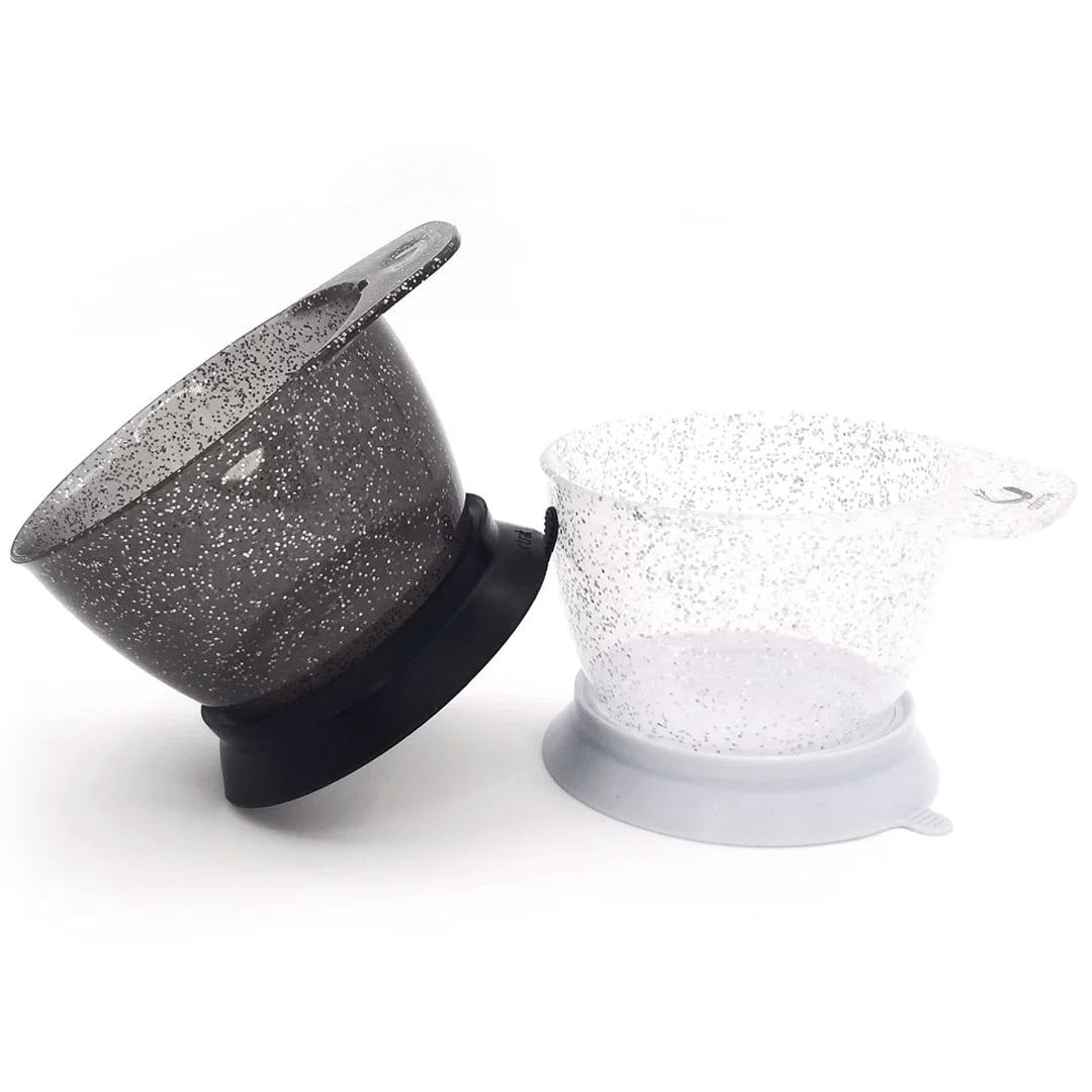 Colortrak Galaxy Glitter Color Bowls with Suction Rings - 2 Pack