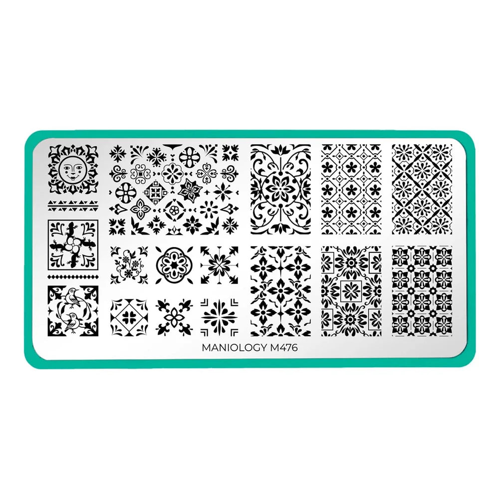 Maniology Talavera Nail Stamping Plate