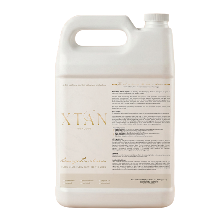 XTAN Bronzite Solution Clear Rapid 128 oz.