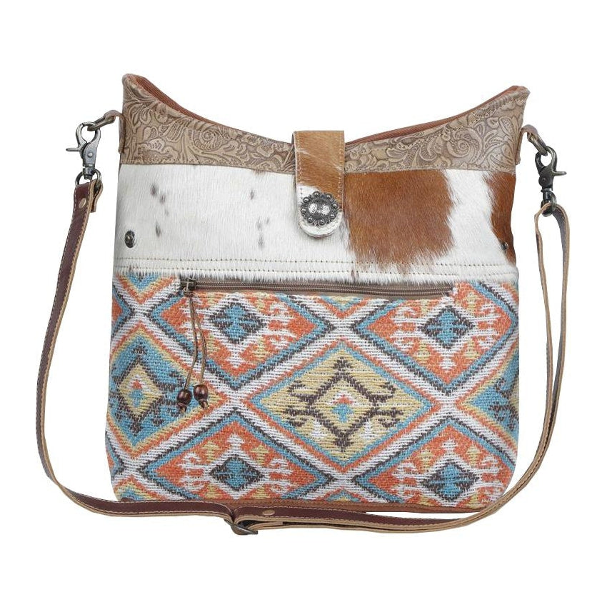 Myra-Bags - Women's Sansa Azteca Hand-Tooled Bag - Murdoch's