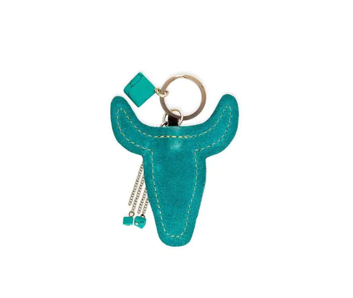 Myra Key Fob Buffalo Head Hair-On