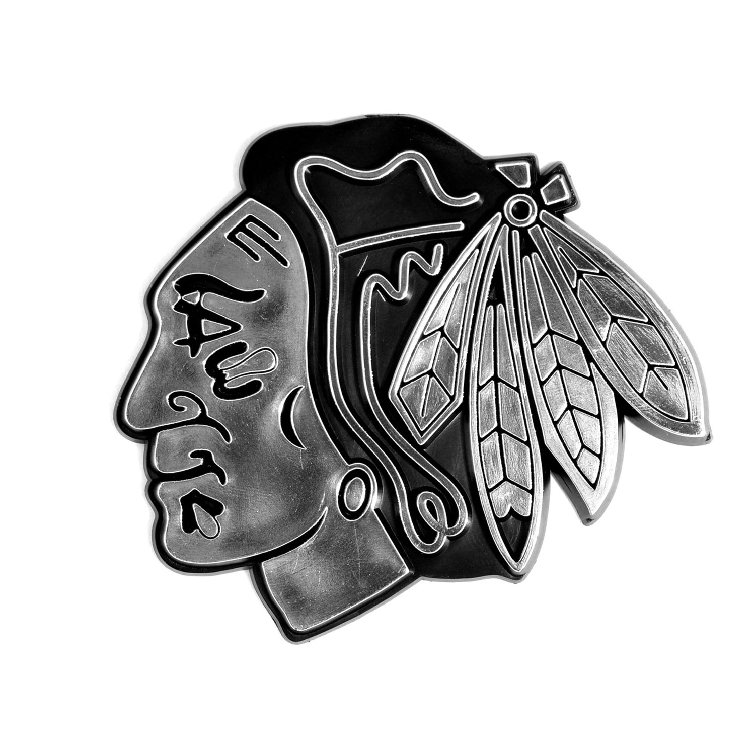 Fanmats Chicago Blackhawks Molded Chrome Emblem