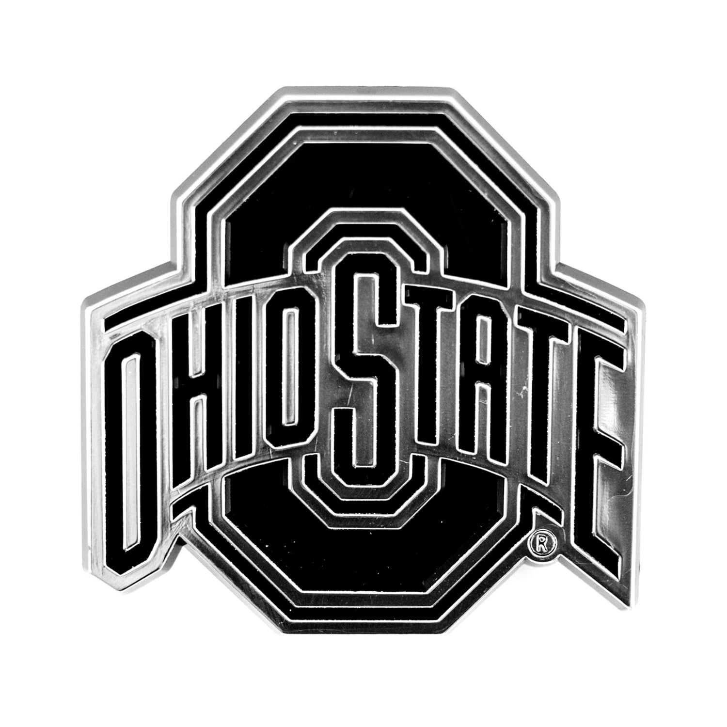 Fanmats Ohio State Buckeyes Molded Chrome Emblem