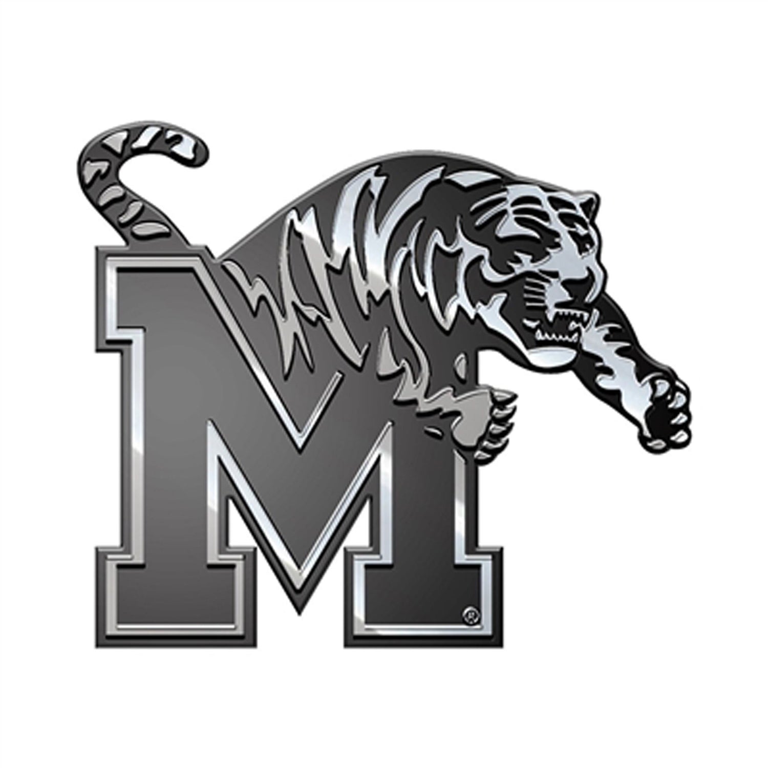 Fanmats Memphis Tigers Molded Chrome Emblem