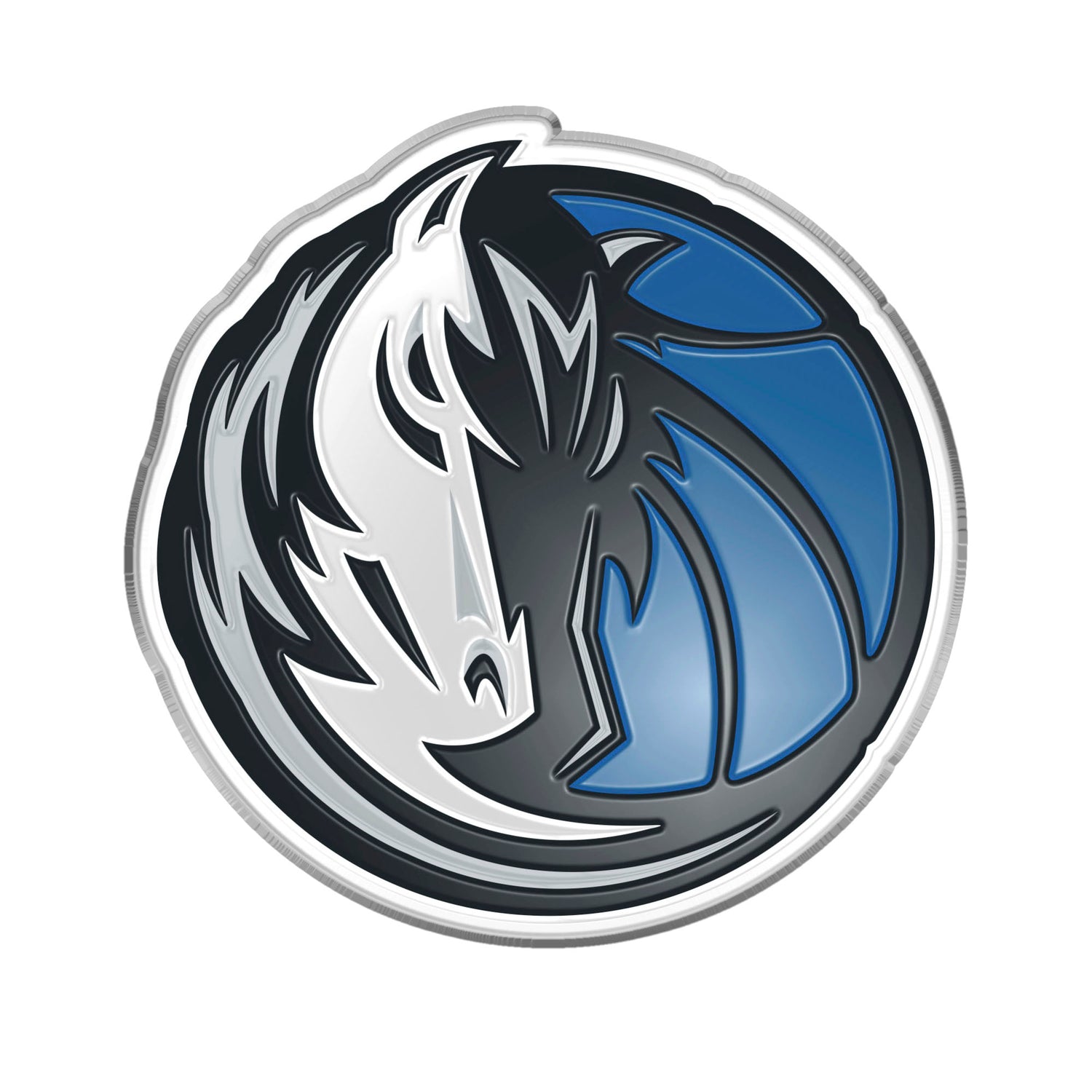 Fanmats Dallas Mavericks Embossed Color Emblem Fanmats