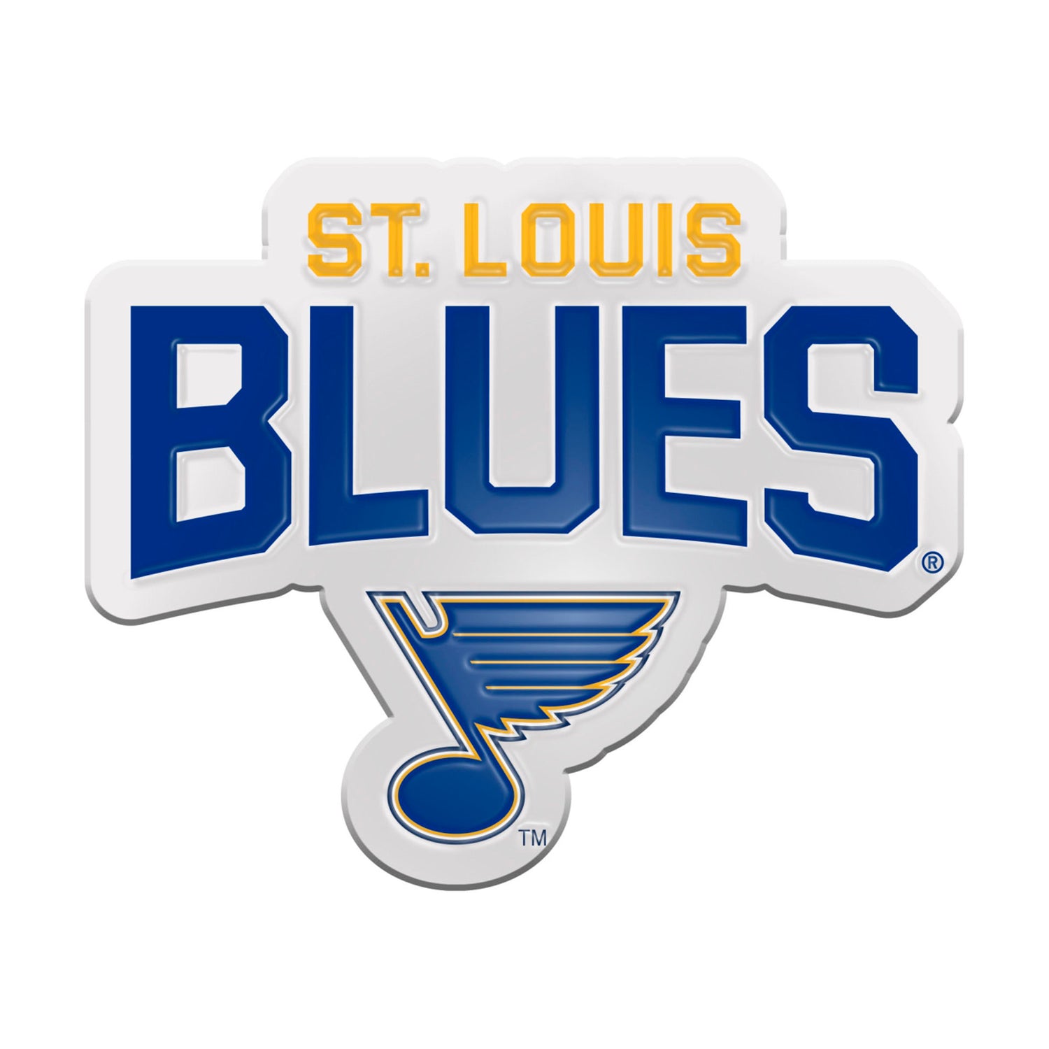 Fanmats St. Louis Blues Embossed Color Emblem Fanmats