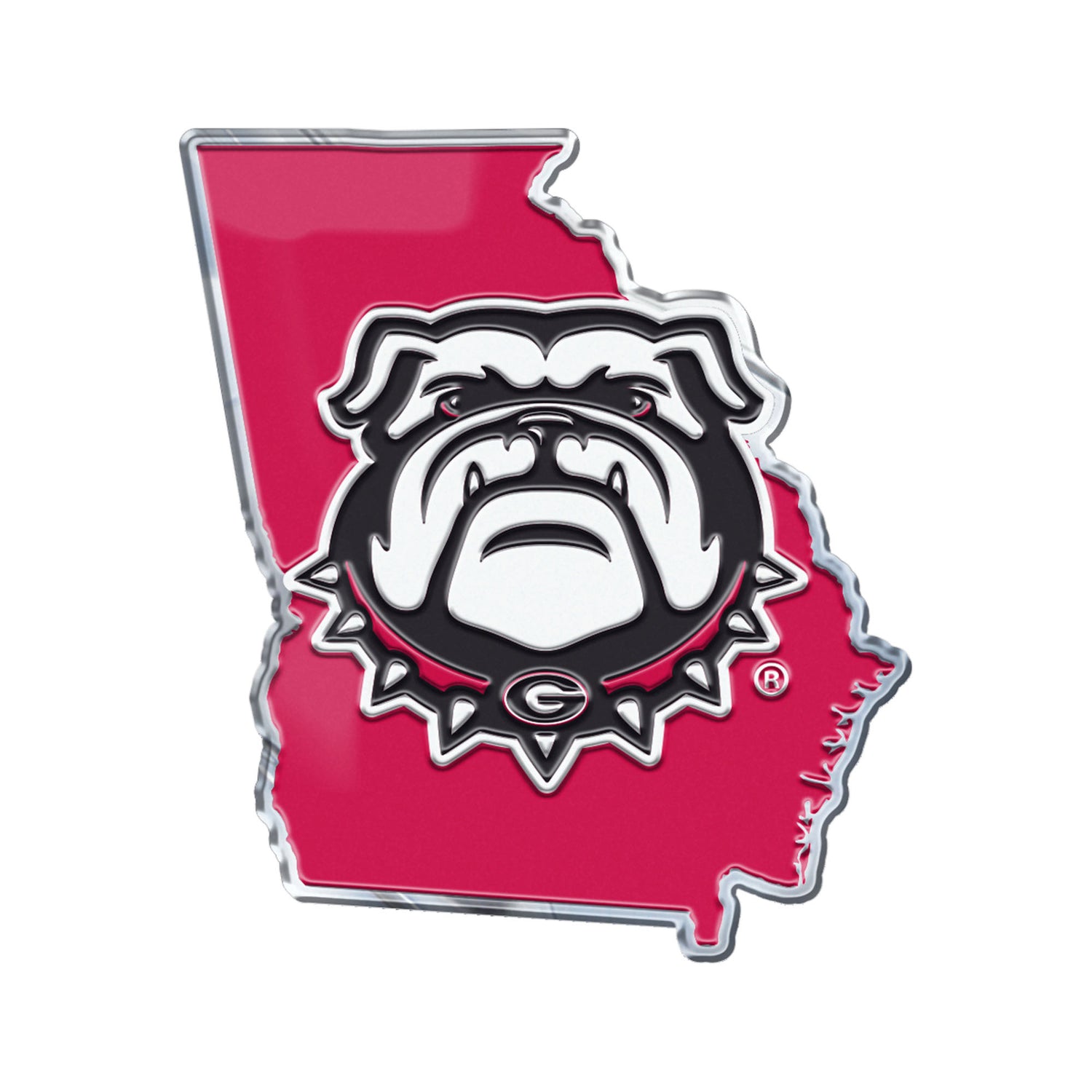 Fanmats Georgia Bulldogs Team State Embossed Emblem Fanmats