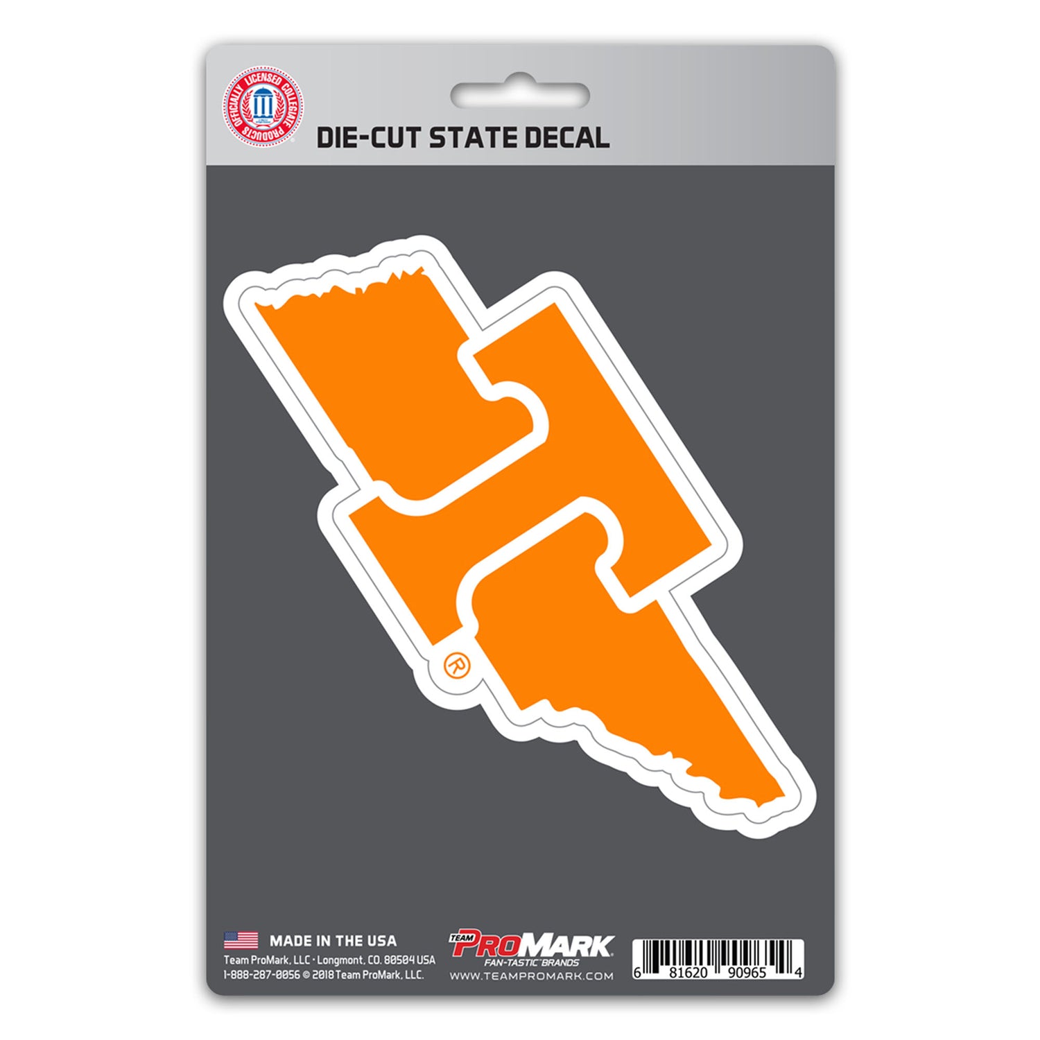 Fanmats Tennessee Volunteers State Shape Decal Fanmats