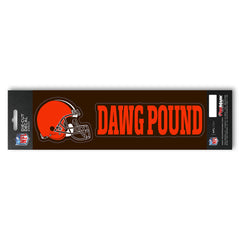 Fanmats Cleveland Browns Team Slogan Decal Fanmats