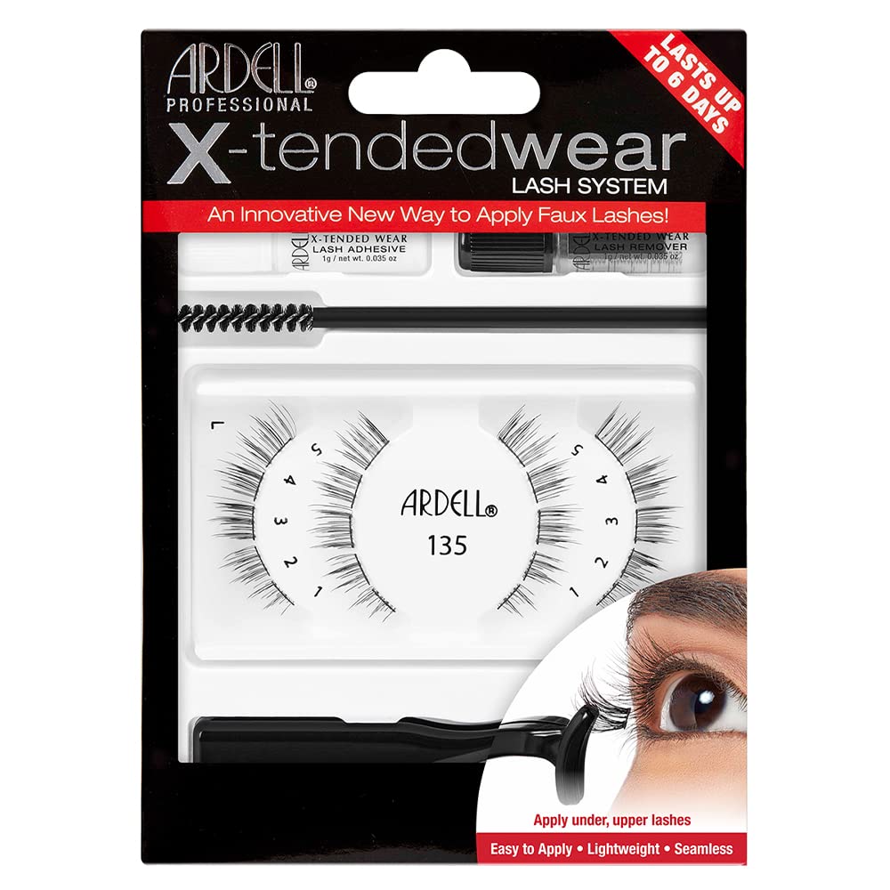 Kit de sistema de pestañas Ardell X-Ttended Wear #135