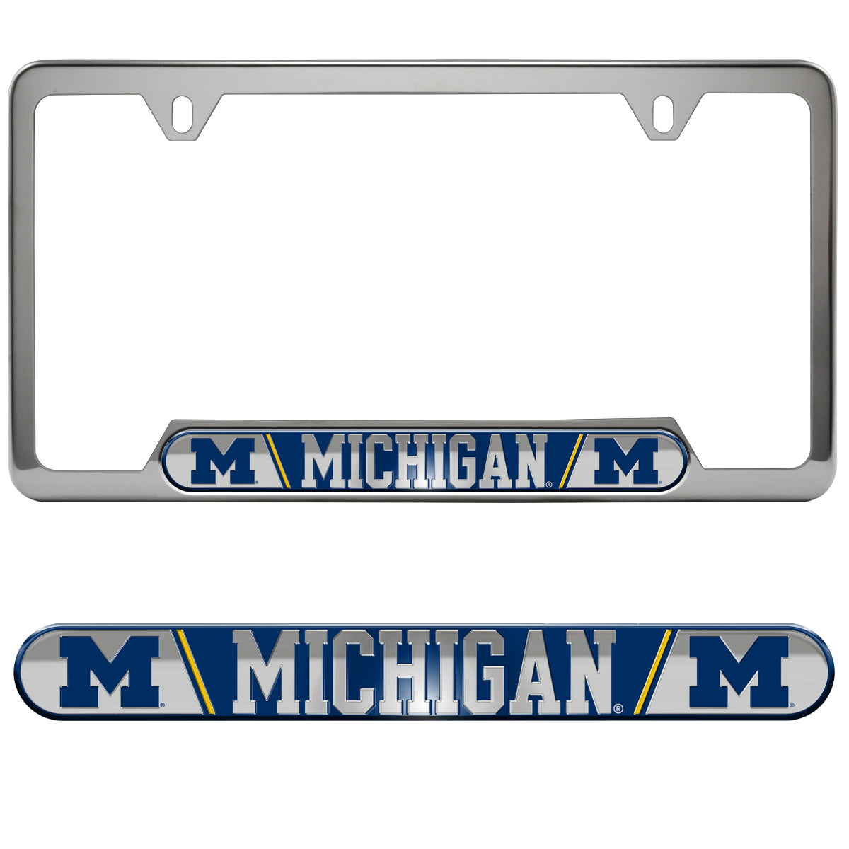 Fanmats Michigan Wovlerines Embossed License Plate Frame