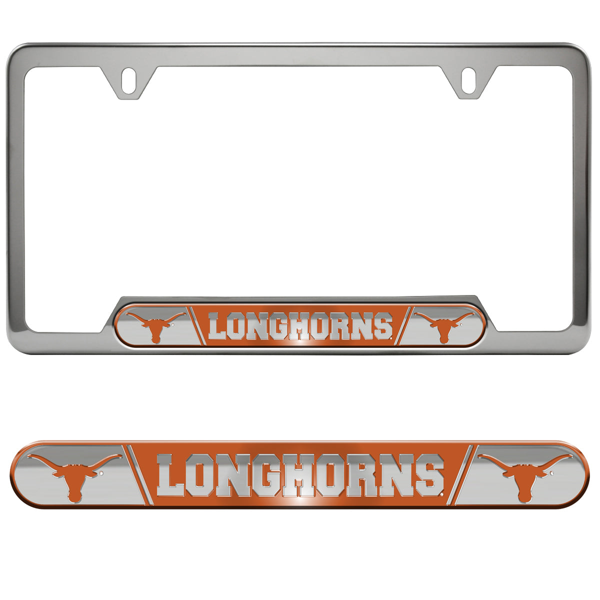 Fanmats Texas Longhorns Embossed License Plate Frame