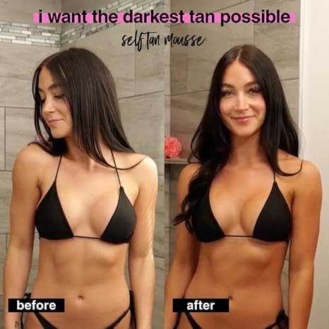 B.Tan I Want The Darkest Tan Possible Self Tan Mousse 6.7 oz.