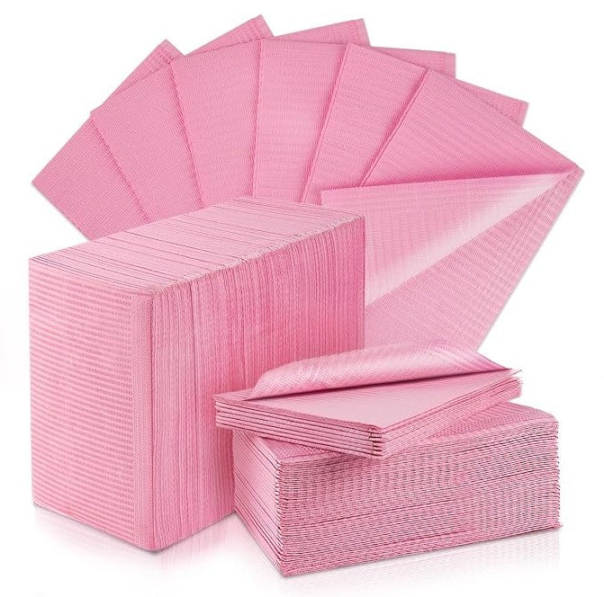 Pink Disposable Foldable Nail Mats 160pcs