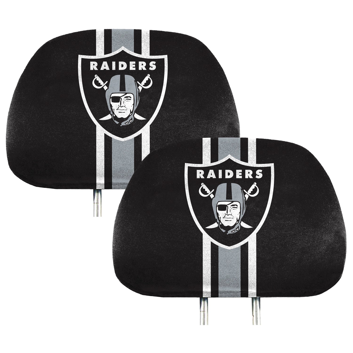 Fanmats Las Vegas Raiders Printed Headrest Cover