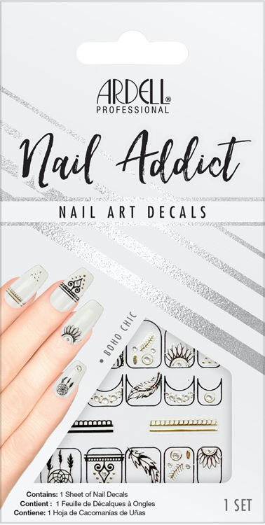 Ardell Nail Addict Nail Art Decals Boho Chic