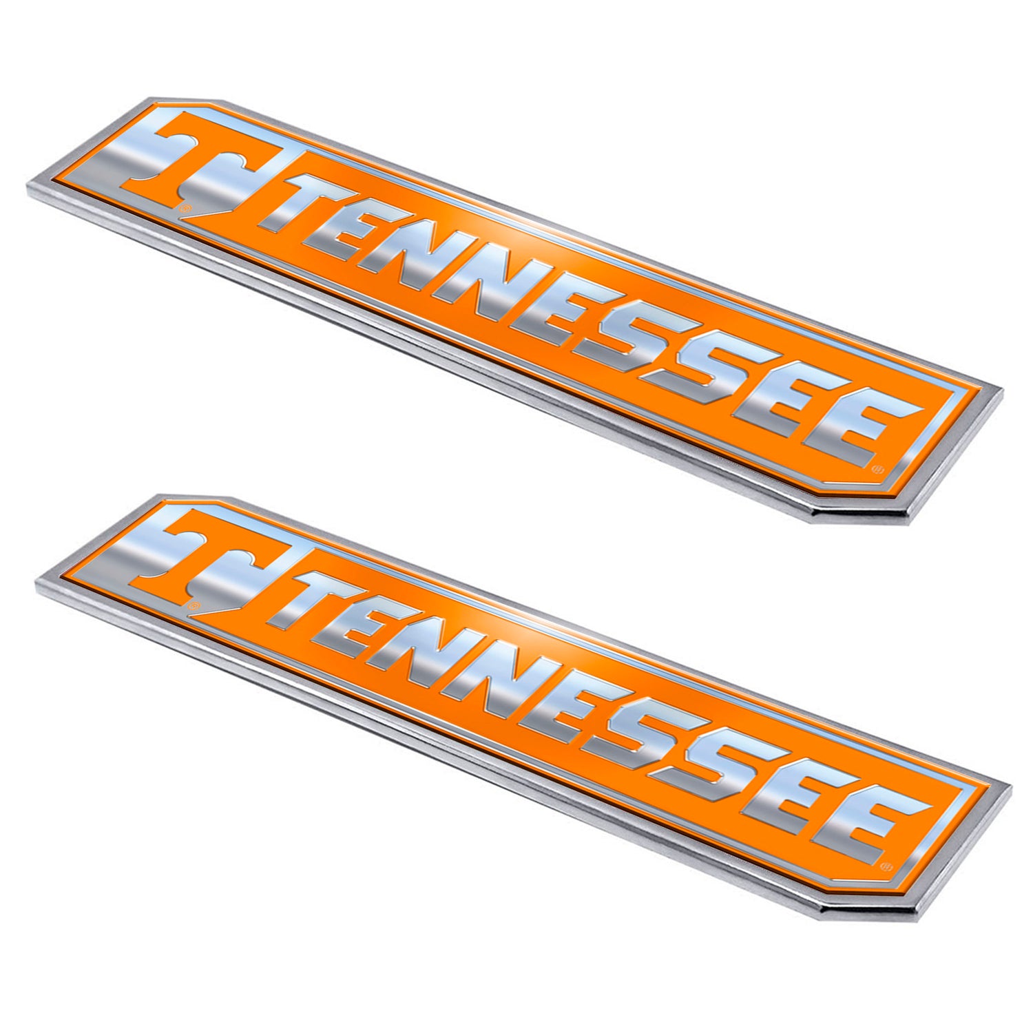 Fanmats Tennessee Volunteers Embossed Truck Emblem 2pk Fanmats