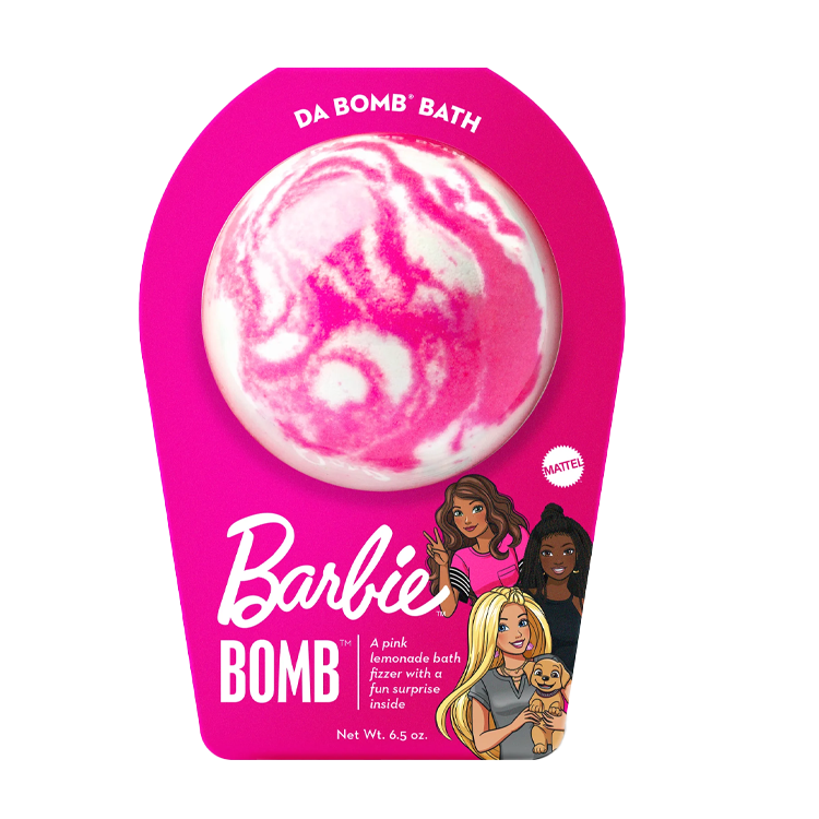 Da Bomb Barbie Pink Swirl Bath Bomb