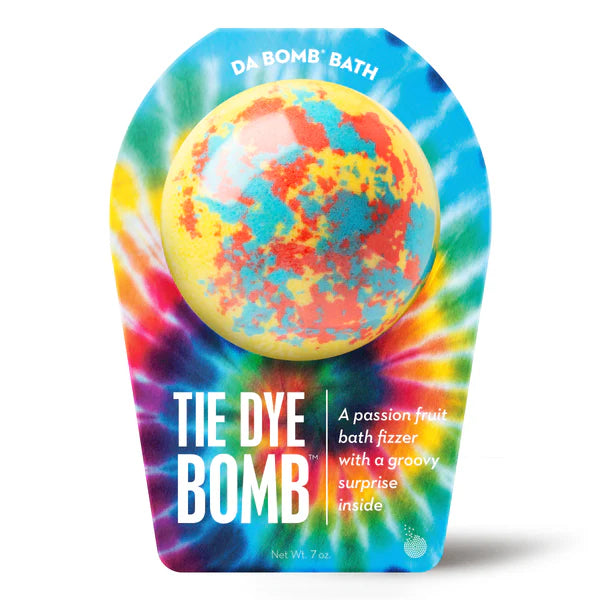 Da Bomb Tie Dye Yellow Bath Bomb 7 oz.