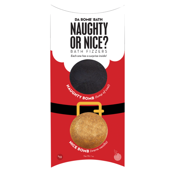 Da Bomb 2 Pack Mini Naughty & Nice Bath Bombs