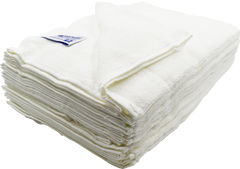 Bleachsafe Salon Towels White 12 Pack - PinkPro Beauty Supply
