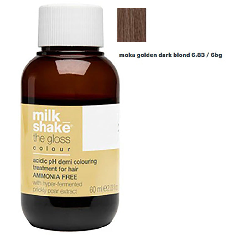 Milk_Shake The Gloss Demi Color 6.83/6BG Moka Golden Dark Blond - PinkPro Beauty Supply