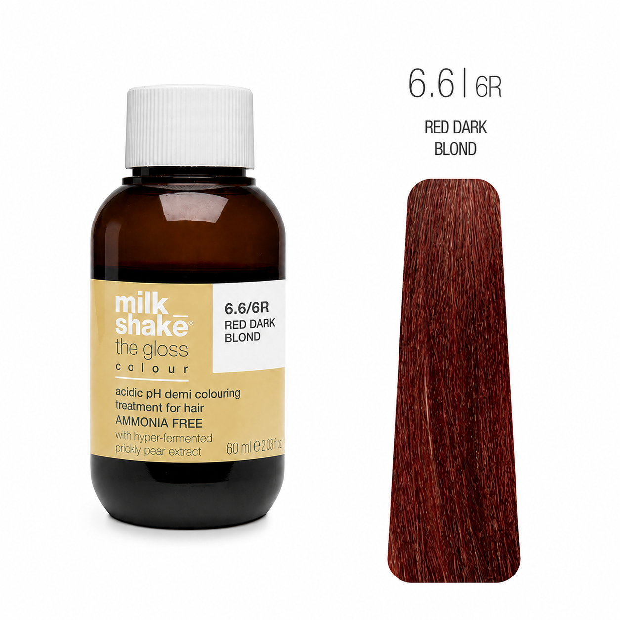 Milk_Shake The Gloss Demi Permanent Color - 6.6/6R Red Dark Blond