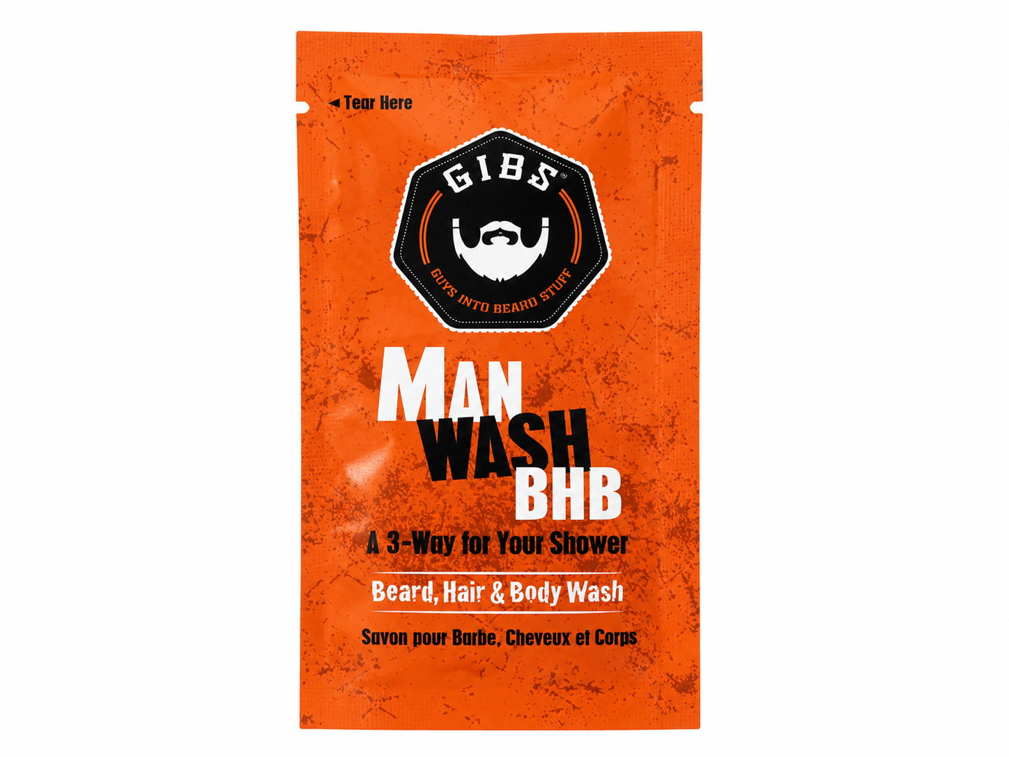 Gibs Man Wash Beard, Hair & Body Sample