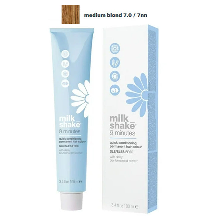 Milk_Shake 9 Minute Permanent Color 7.0/7NN Intense Medium Blond - PinkPro Beauty Supply