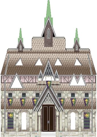 Innovative Designs Frozen 2 Make Your Own Castle Playset