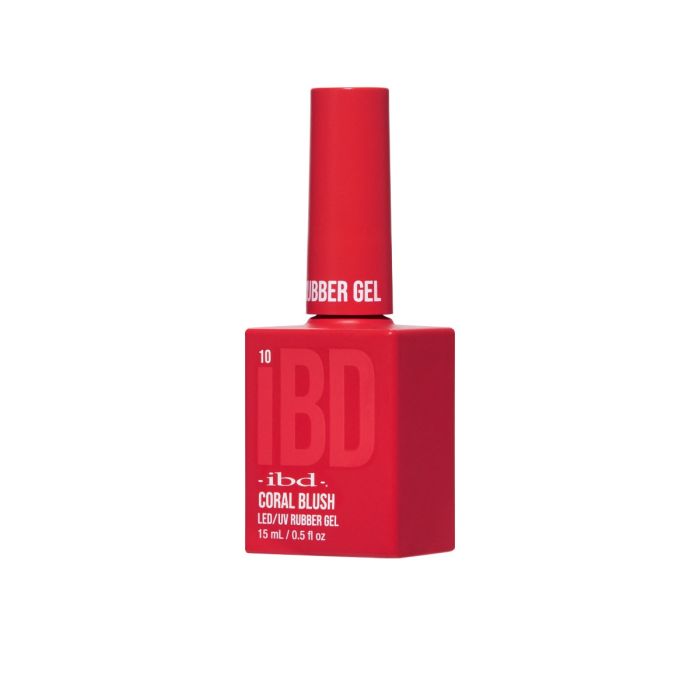 IBD Rubber Gel - Coral Blush 0.5 oz.