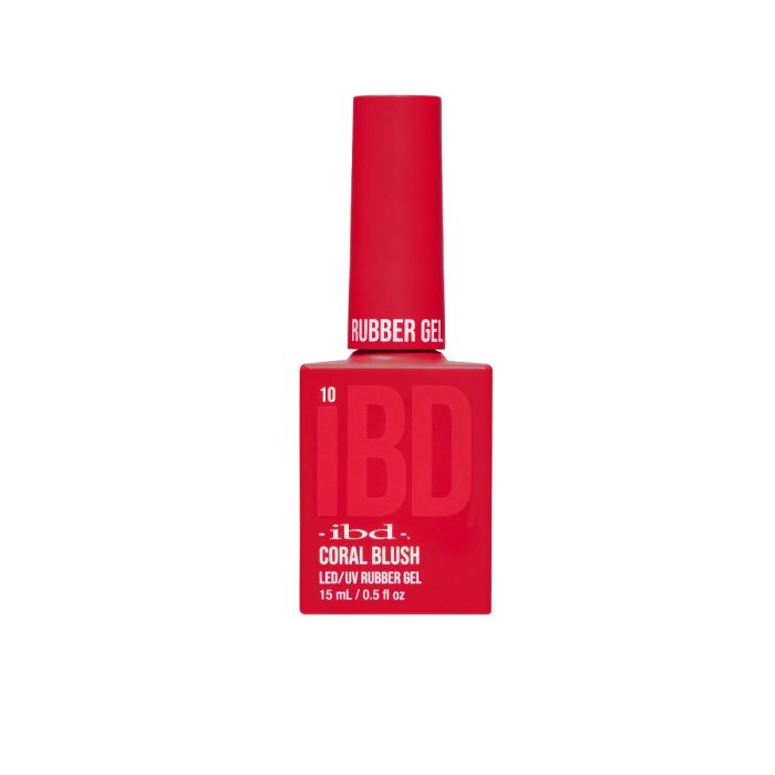 IBD Rubber Gel - Coral Blush 0.5 oz.