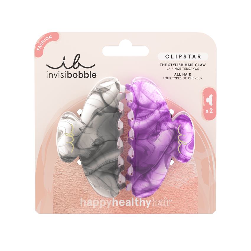  Invisibobble Clipstar My Rainboo: Unbreakable, chic claw clip for all-day hold. Stylish updos from day to night!