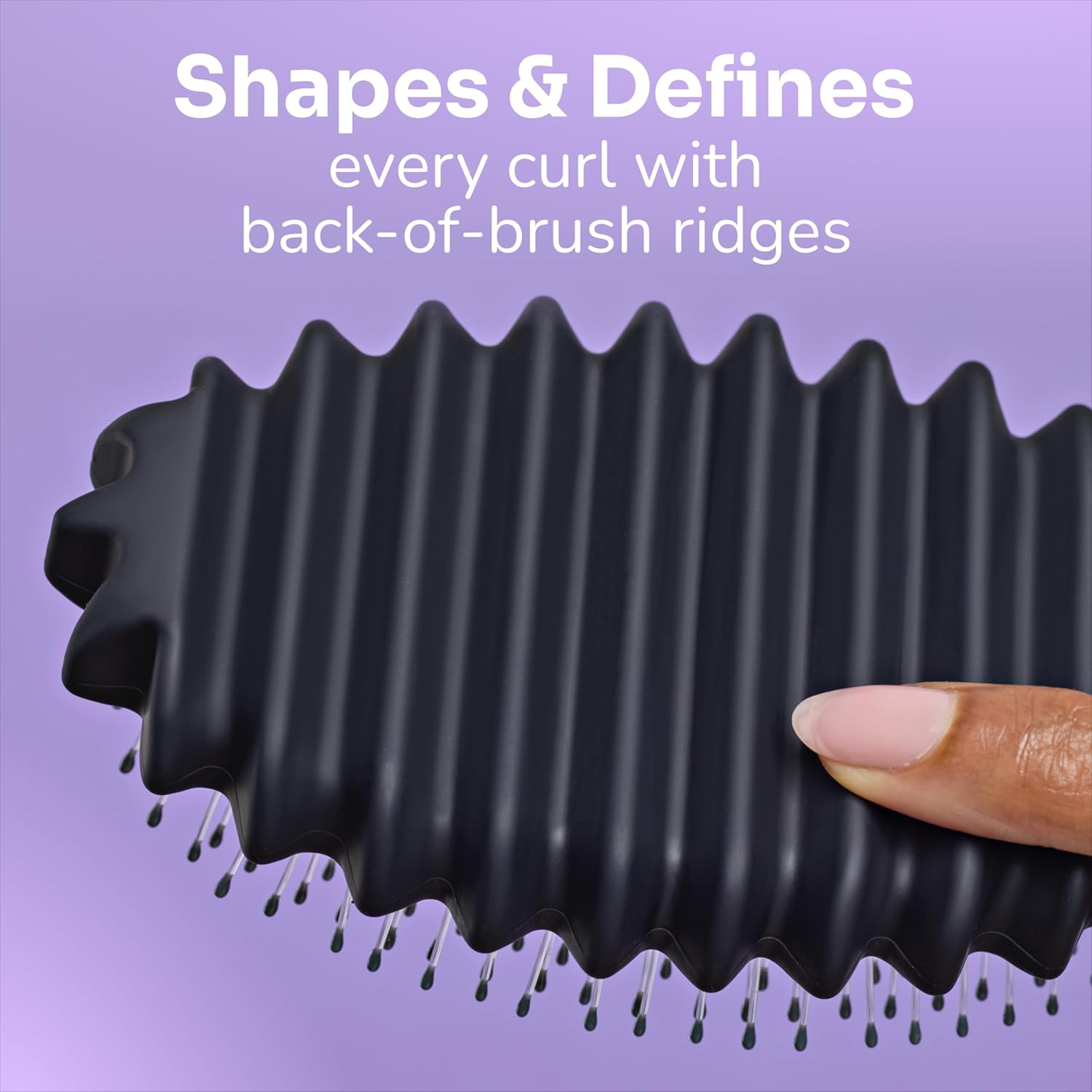 Wet Brush Curl Shaper Detangler Brush - Black