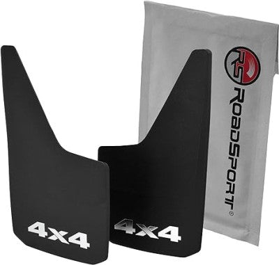 RoadSport 4320 Universal Fit Premier Splash Guard Black w/ 4X4 - 18