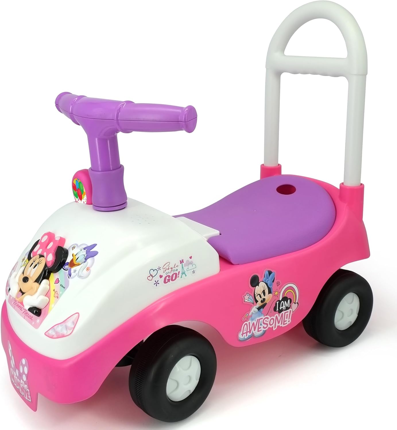 Foldable Handle Ride-On - Mickey Disney Foot to Floor Vehicle 18-36mo