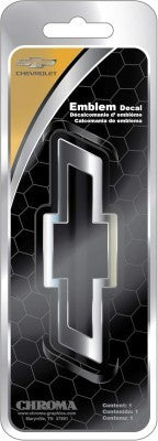 Chroma Graphics Chevy Bowtie Chrome Injection Molded Emblem Decal