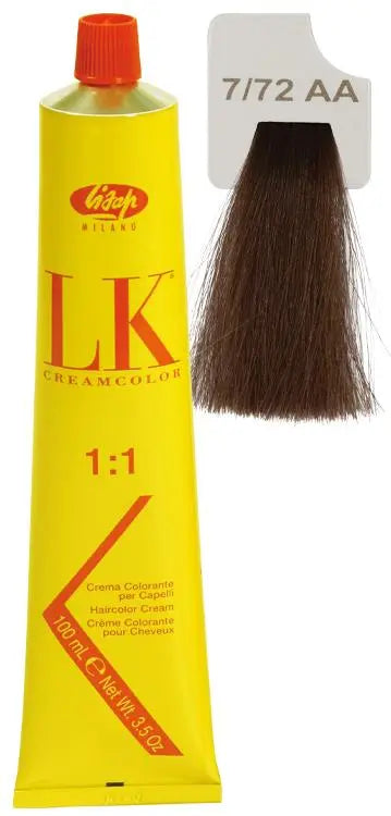 Lisap LK Permanent Color 7/72 - PinkPro Beauty Supply
