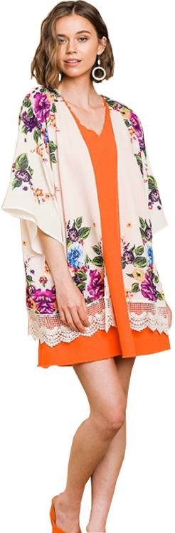 Umgee Floral Kimono