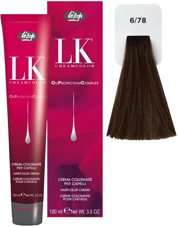 Lisap LK OPC Permanent Color 6/78 - PinkPro Beauty Supply