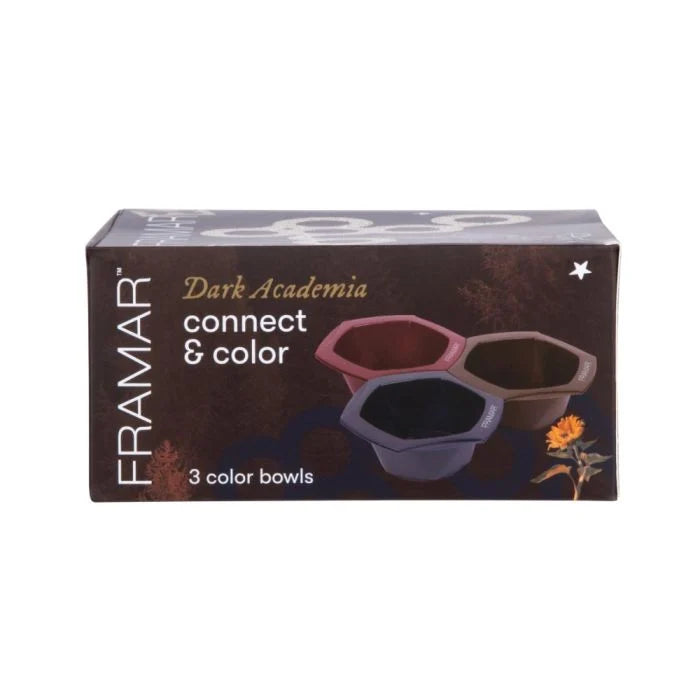 Framar Dark Academia Connect & Clear Bowls 3 Pack